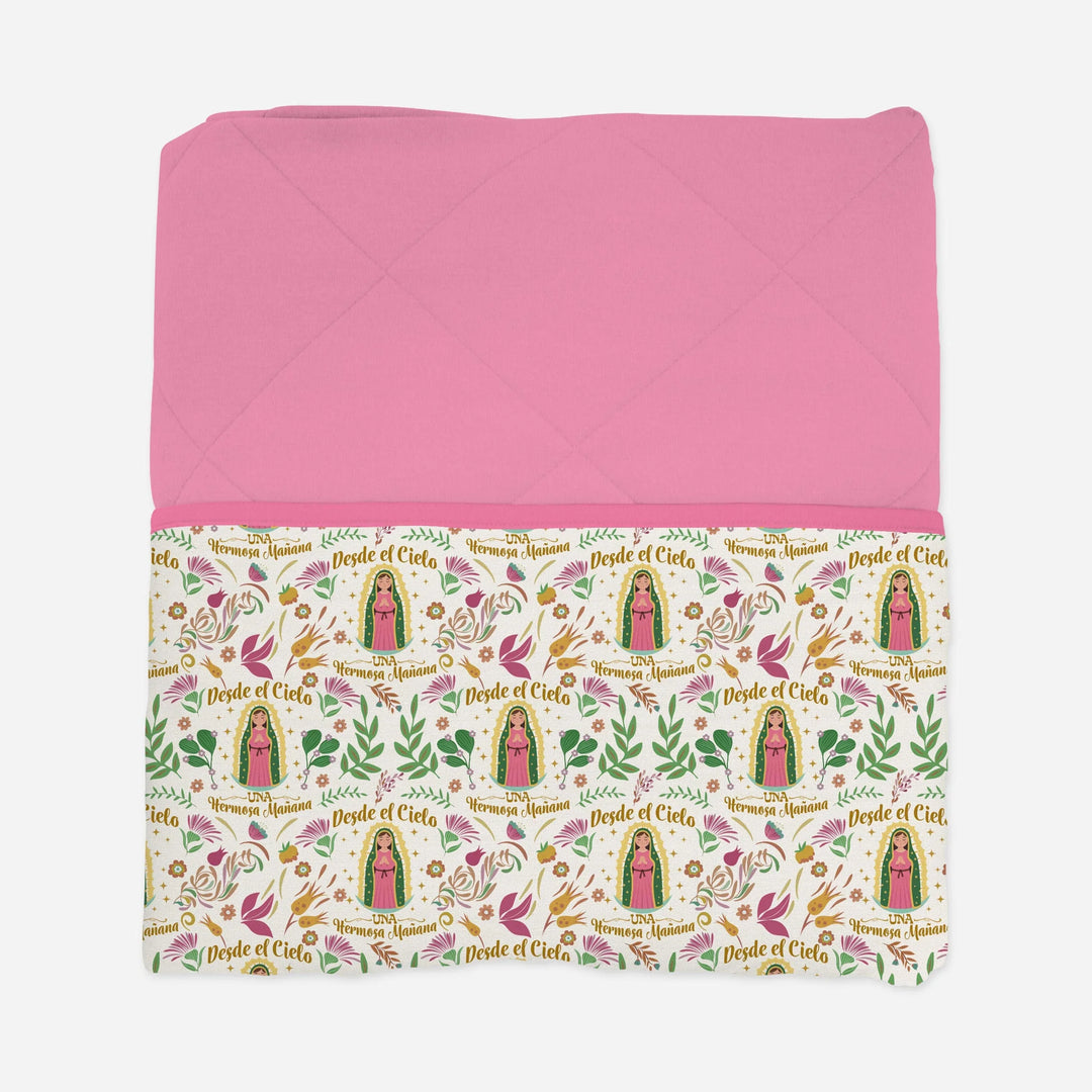 Our Lady of Guadalupe Virgin Mary Quilt Blanket
