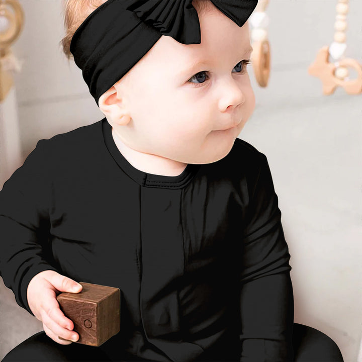 Midnight Magnetic Footie Romper