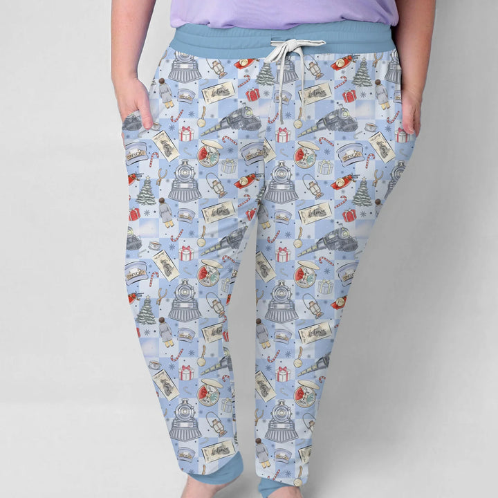 Christmas Train Women Pajama Set