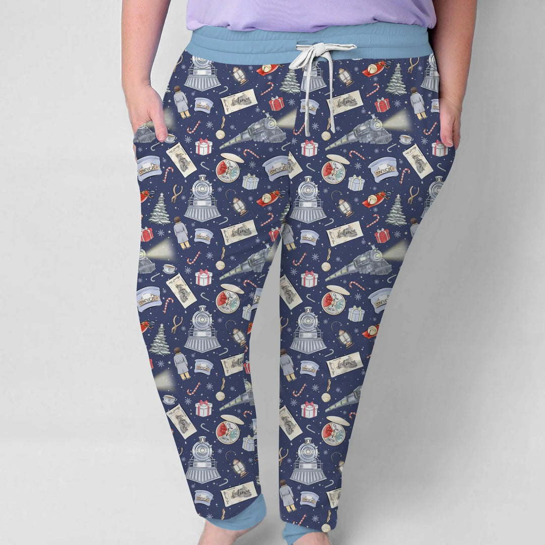 Christmas Train Women Pajama Set