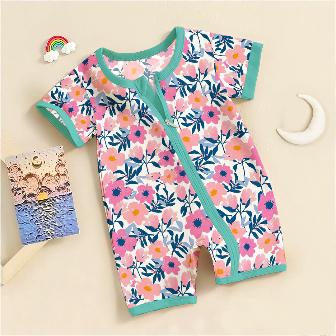 Floral Bamboo Outfit for Baby – Soft and Blooming