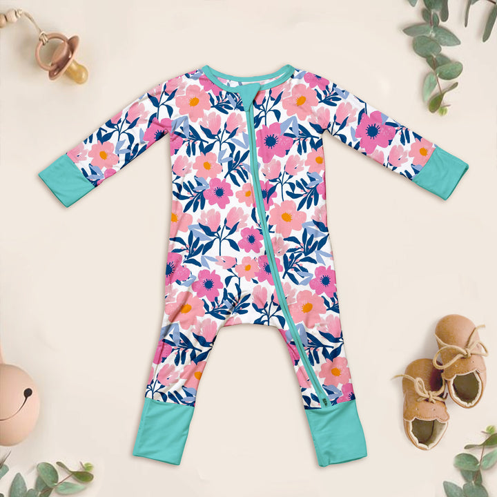 Floral Bamboo Outfit for Baby – Soft and Blooming