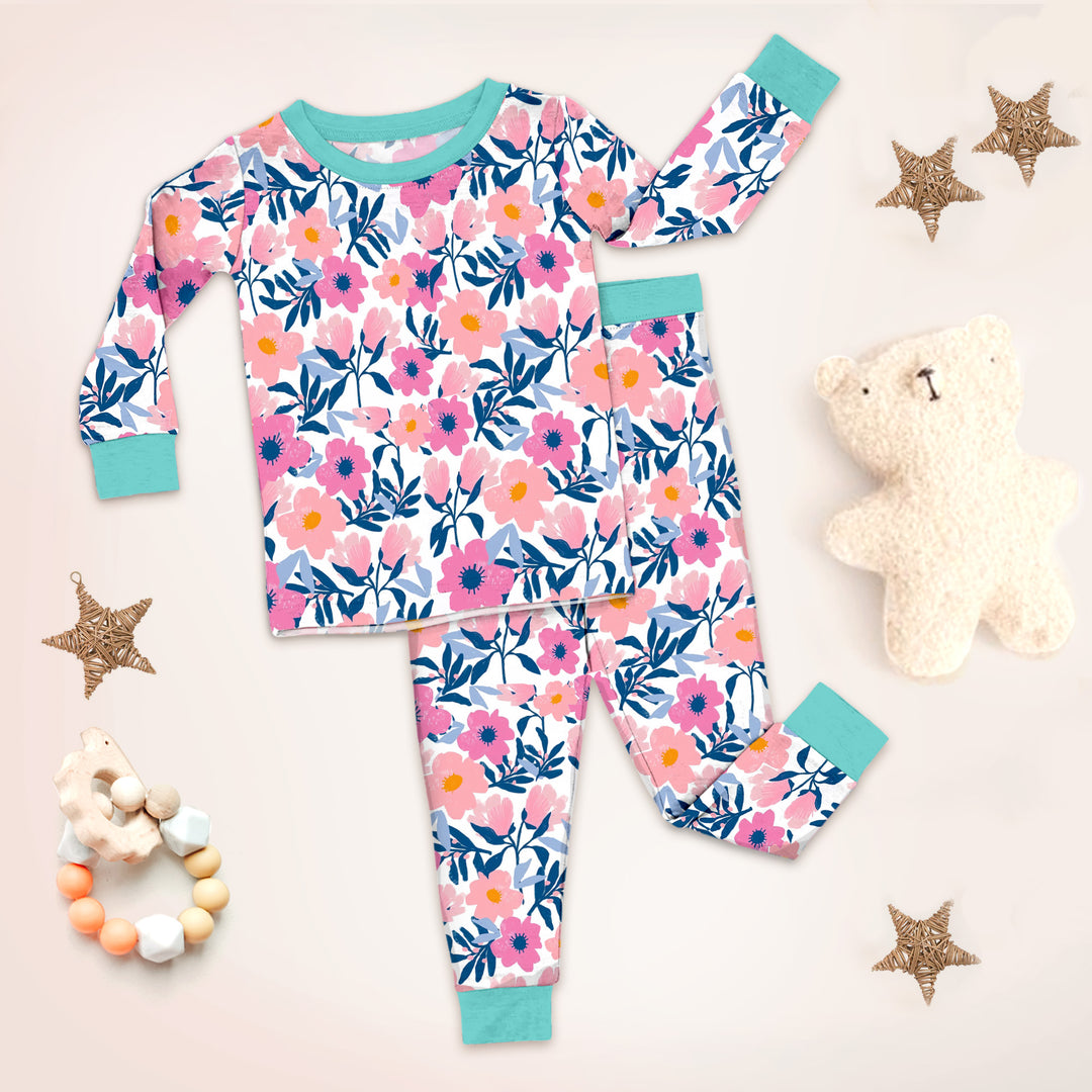 Floral Bamboo Outfit for Baby – Soft and Blooming