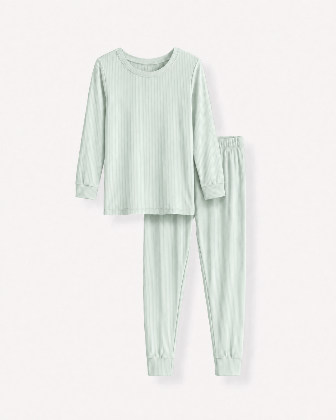 Conjunto de pijama de dos piezas de bambú de manga larga