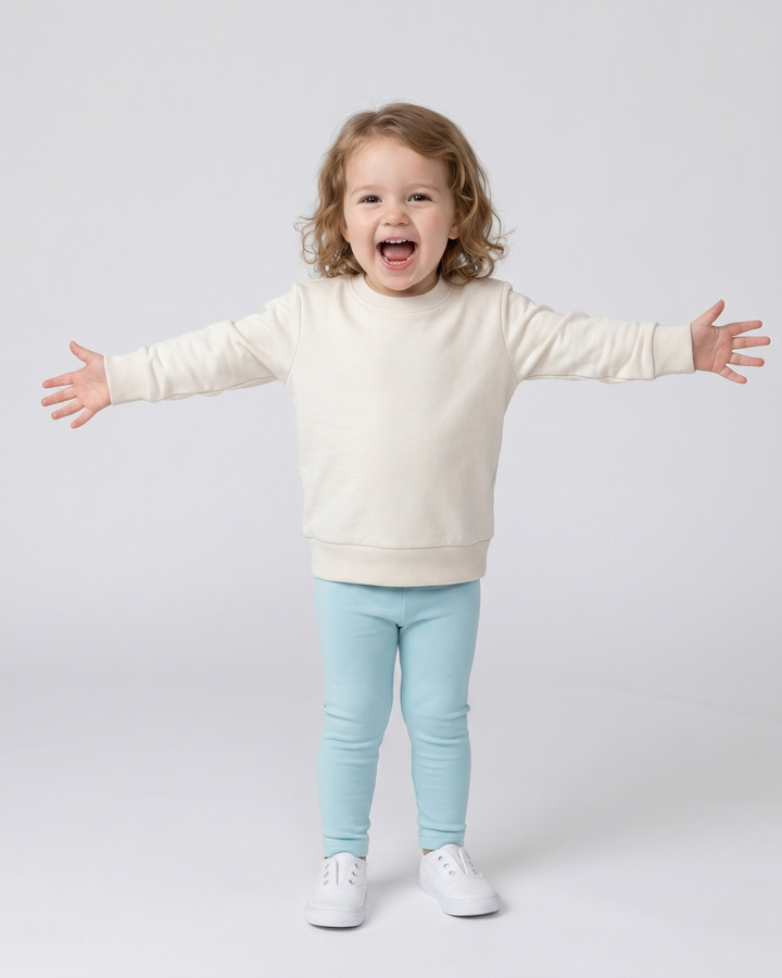 Solid Color Bamboo Crewneck Sweatshirt