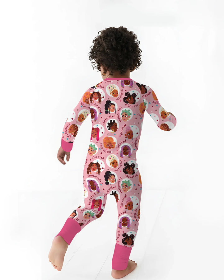 Little Queens Two Piece Long Sleeve Pajama Set