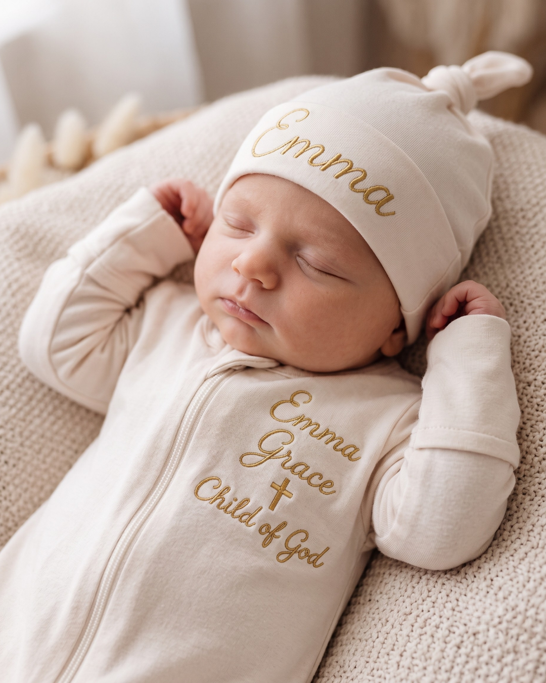 Gerippte Babykleidung mit individuellem Foto - Weich &amp; Skizzenhaft