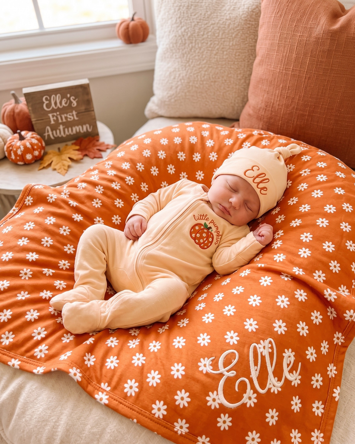 Gerippte Babykleidung mit individuellem Foto - Weich &amp; Skizzenhaft
