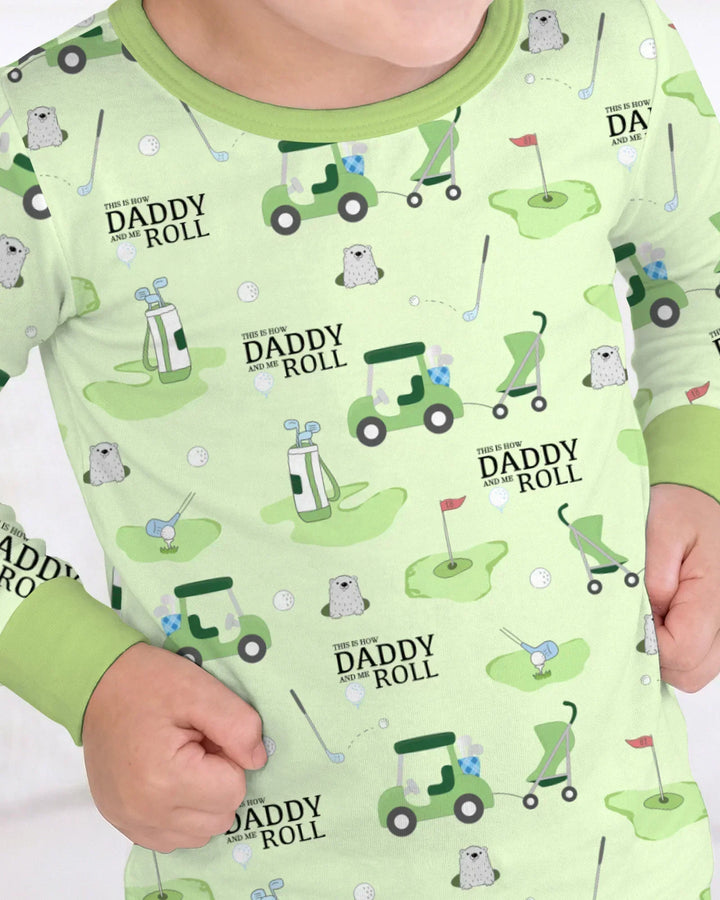 Daddy Golf Team Two Piece Long Sleeve Pajama Set