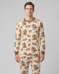 Floral Fall Give Thanks To The Lord Bamboo Men's Pajama Set