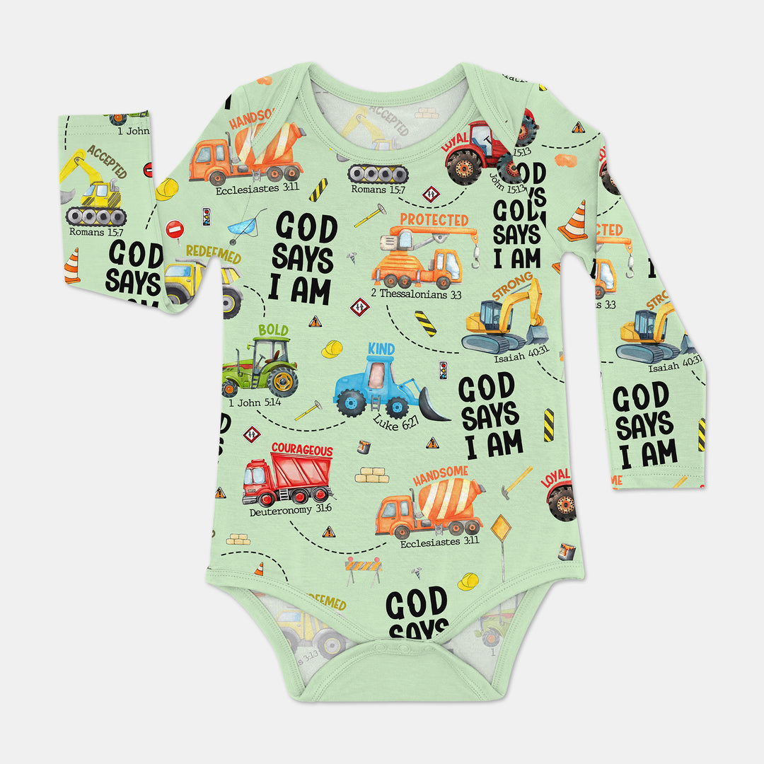 God Says I Am Boy BodySuit