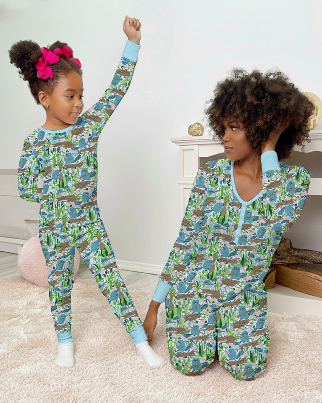 Little Dam Builders Bamboo Women Pajama Set