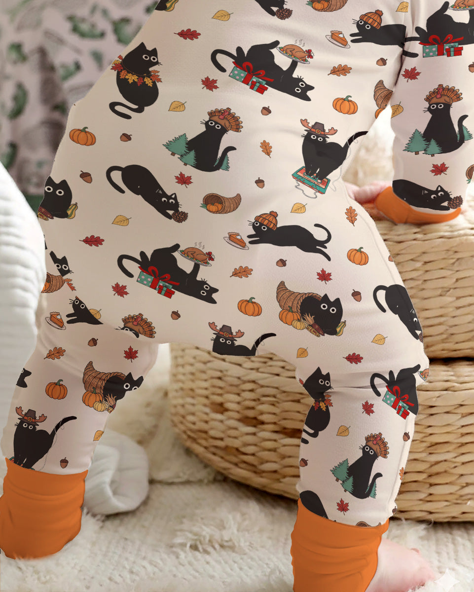Black Cat Cozy Season Bamboo Convertible Zippy