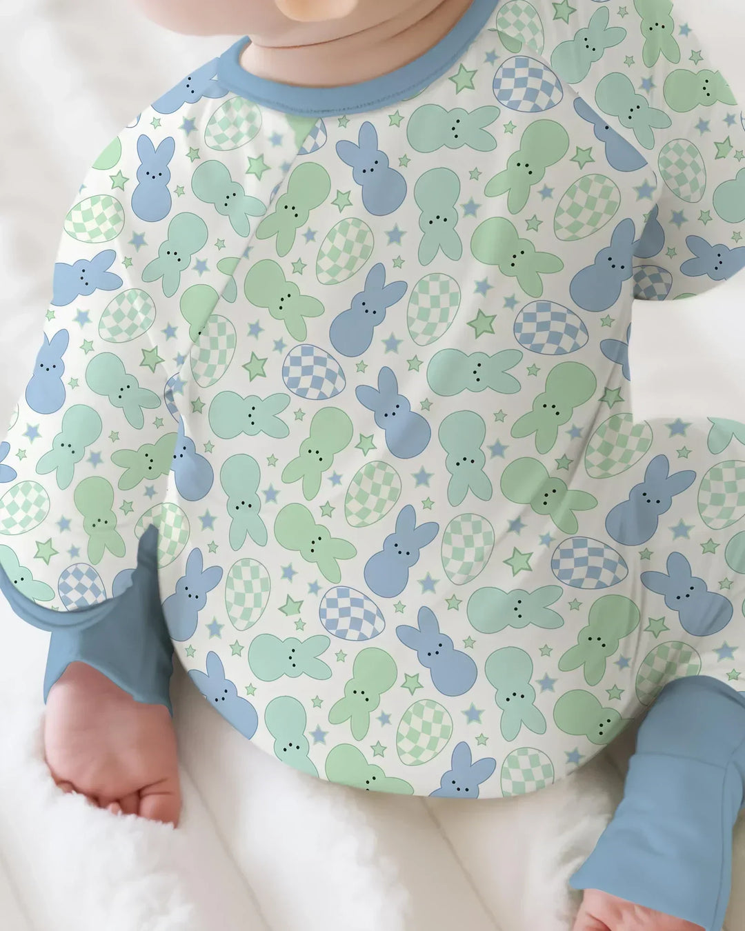 Gerippte Babykleidung mit individuellem Foto - Weich &amp; Skizzenhaft