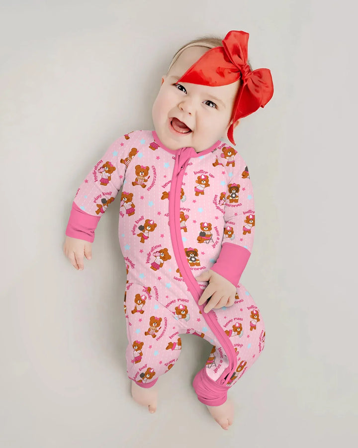 Born To Play Baseball Bamboo Convertible Zippy