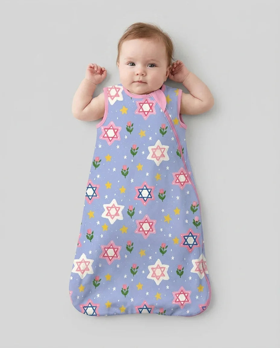 Starry Bloom Blessings Family Matching Bamboo Sleep Bag