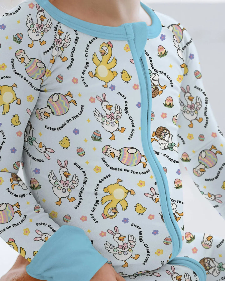 Easter Goose Family Matching Convertible Zippy