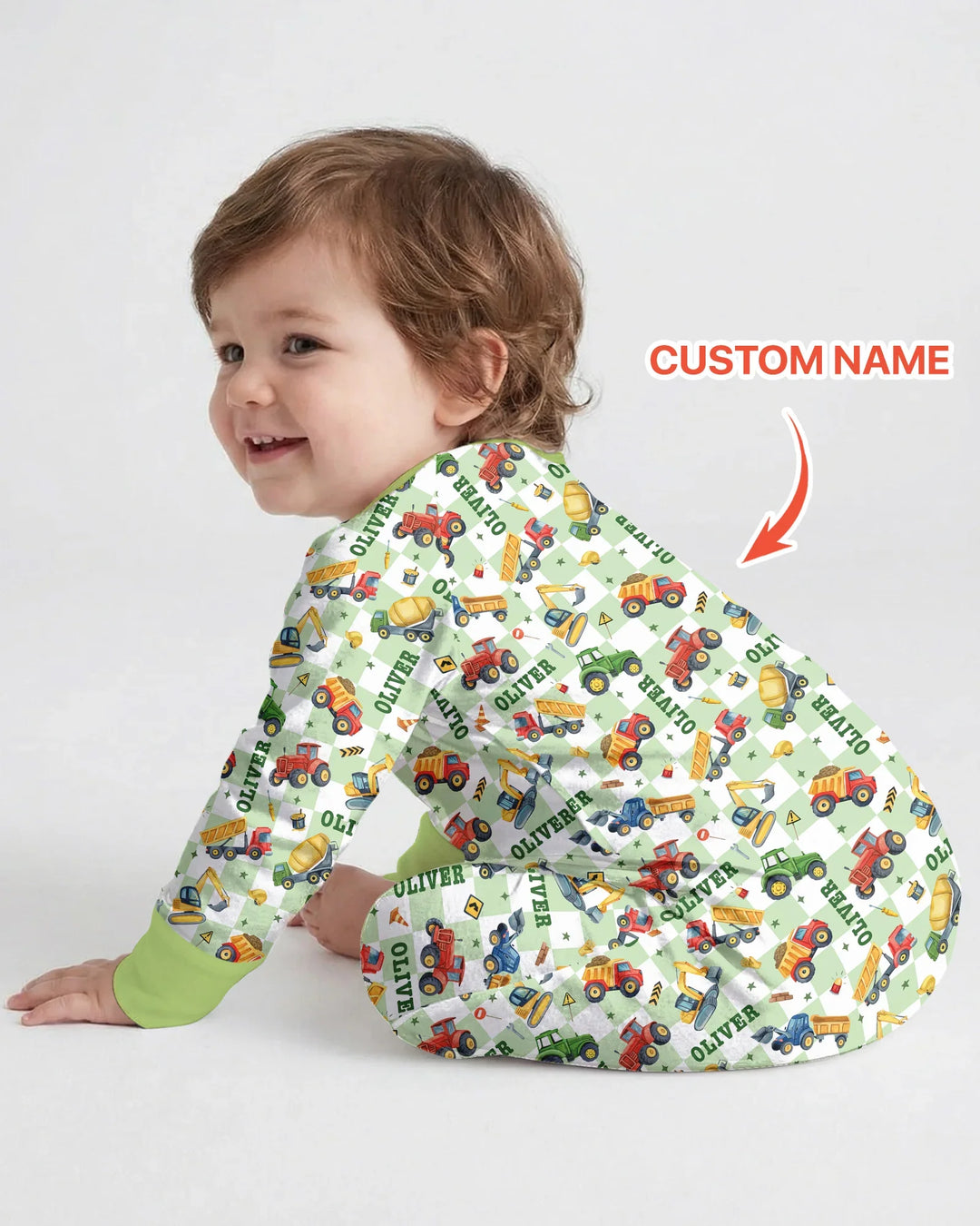 Under Construction Custom Name Convertible Zippy