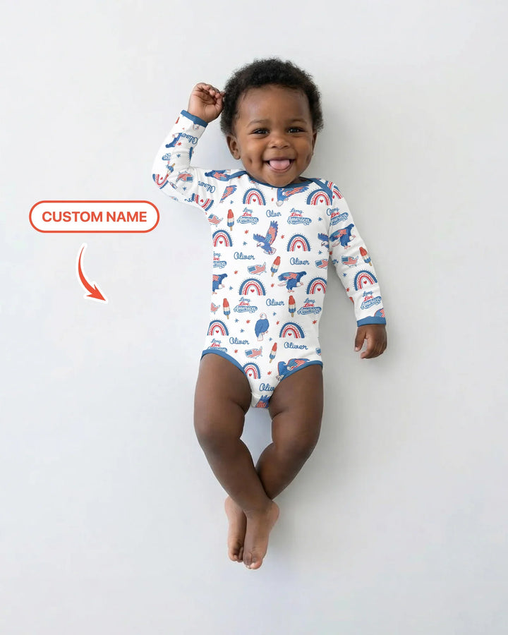 Gerippte Babykleidung mit individuellem Foto - Weich &amp; Skizzenhaft
