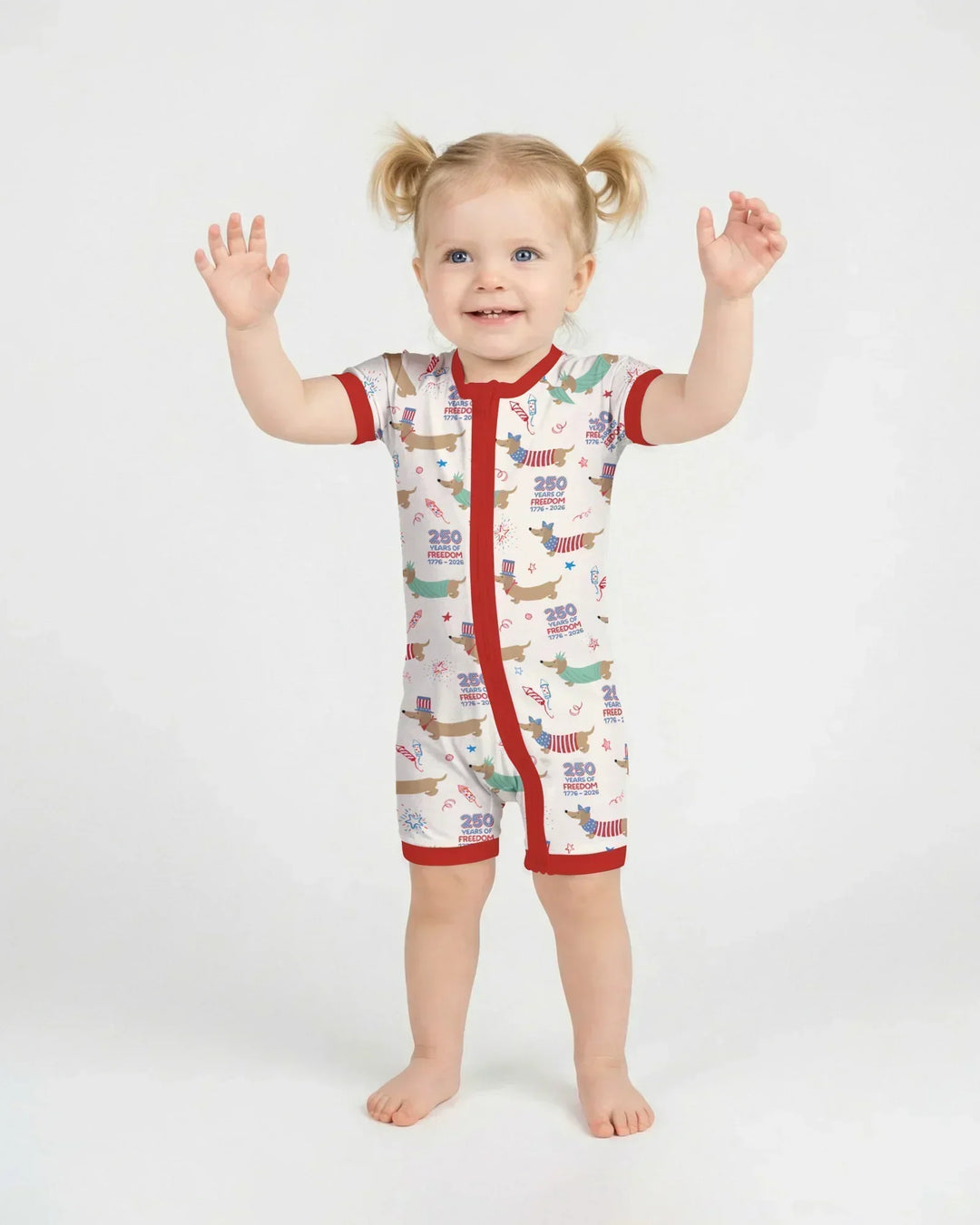 250 Years Of Freedom Shorty Zippy