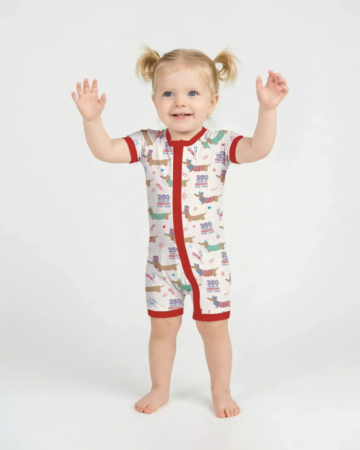 250 Years Of Freedom Shorty Zippy