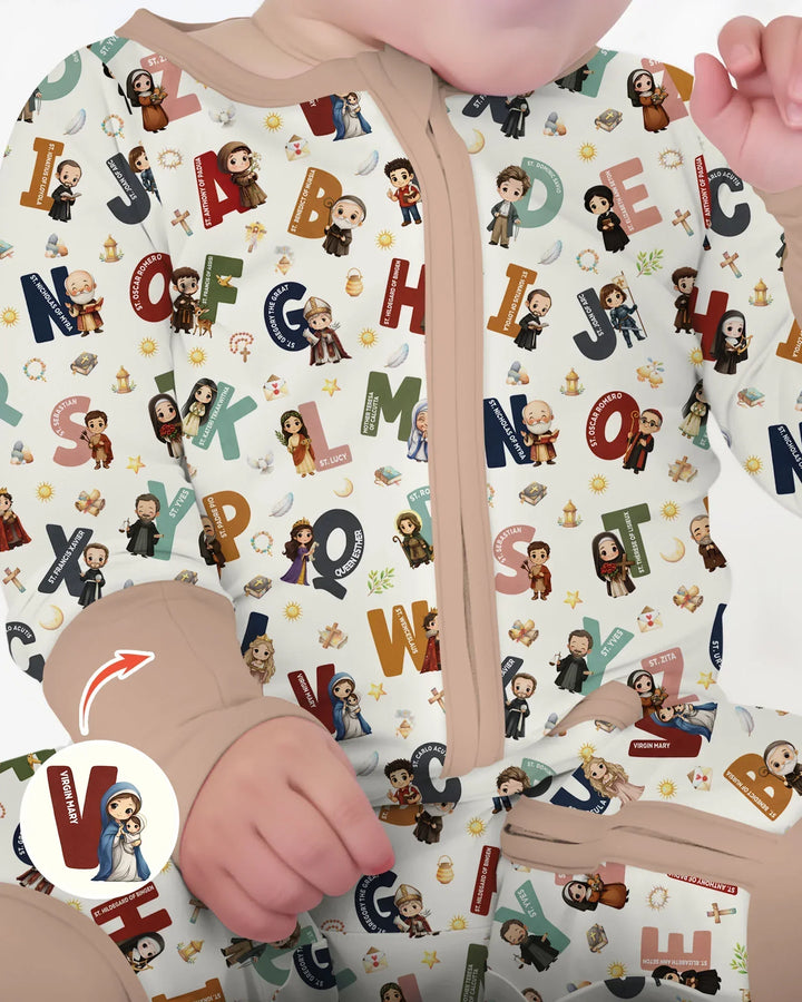 Catholic Saint ABCs Convertible Zippy