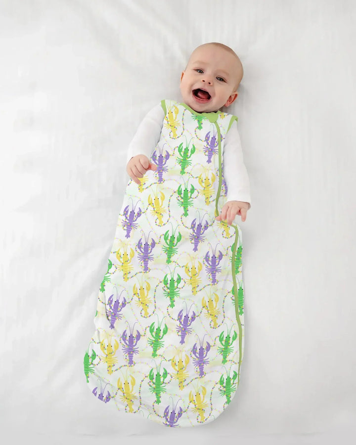 Mardi Gras Crawfish Family Matching Bamboo Sleep Bag