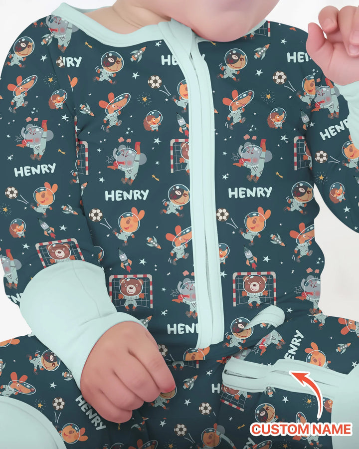 Space Soccer Bamboo Convertible Zippy