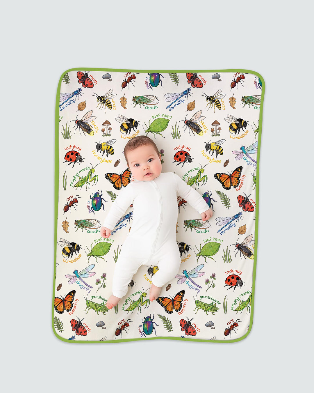 Bug Learning Bamboo Blanket
