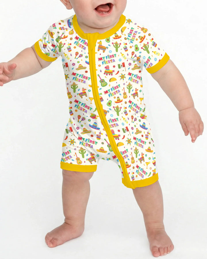 Cinco de Mayo Family Matching Bamboo Shorty Zippy