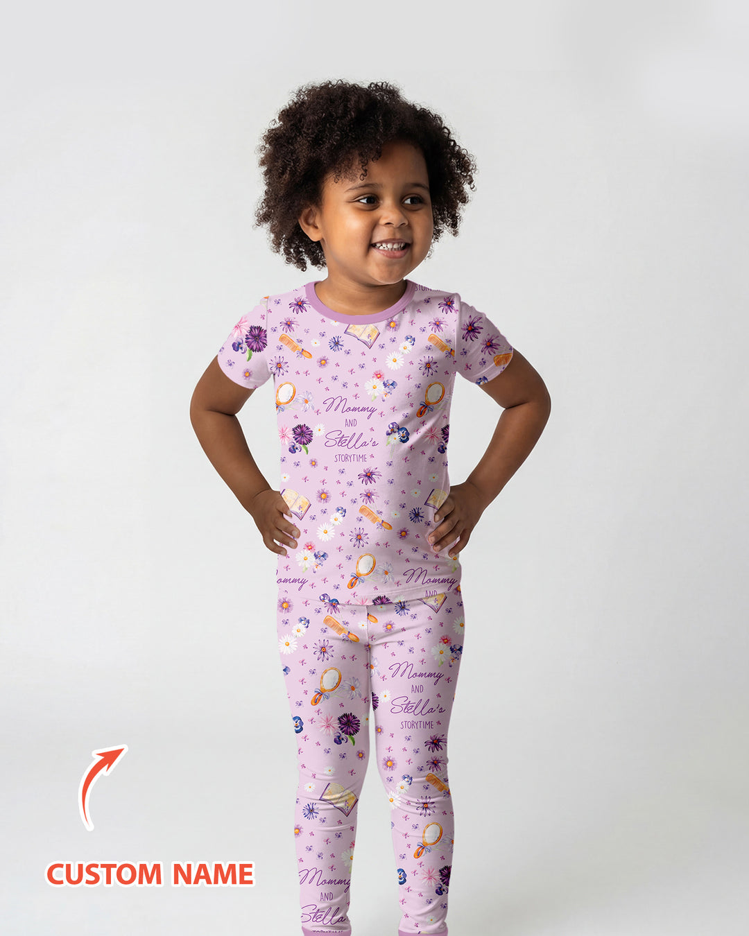 Zweiteiliges, kurzärmliges Pyjama-Set mit Marienkäfern