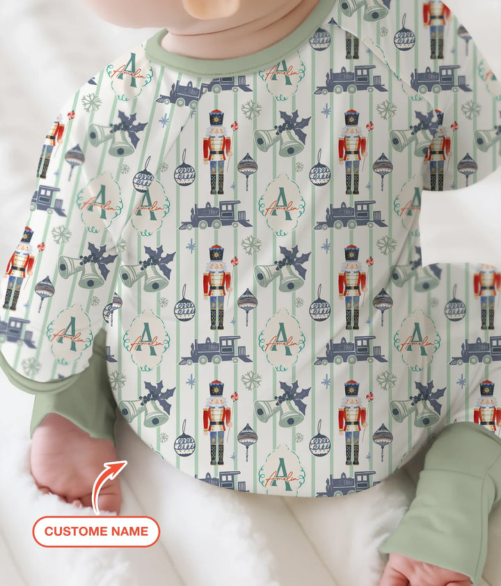 Custom Nutcracker Medium Blue Convertible Zippy , Custom Nutcracker Medium Blue Convertible Zippy - 0-3M