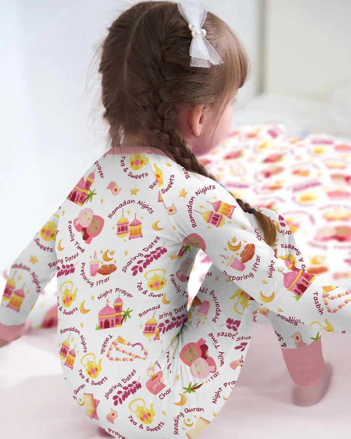 Ramadan Mubarak Matching Family Convertible Zippy