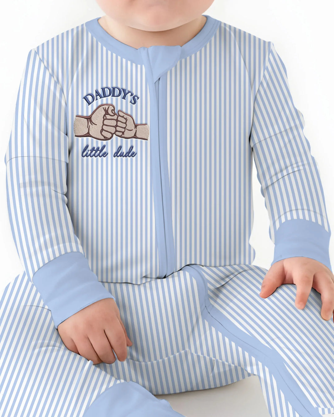 Embroidered Daddy's Little  Bamboo Convertible Zippy