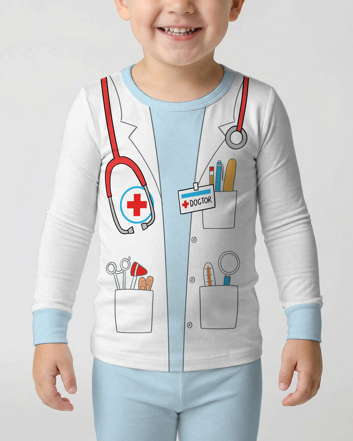 Future Doctor Bamboo Two Piece Long Sleeve Pajama Set