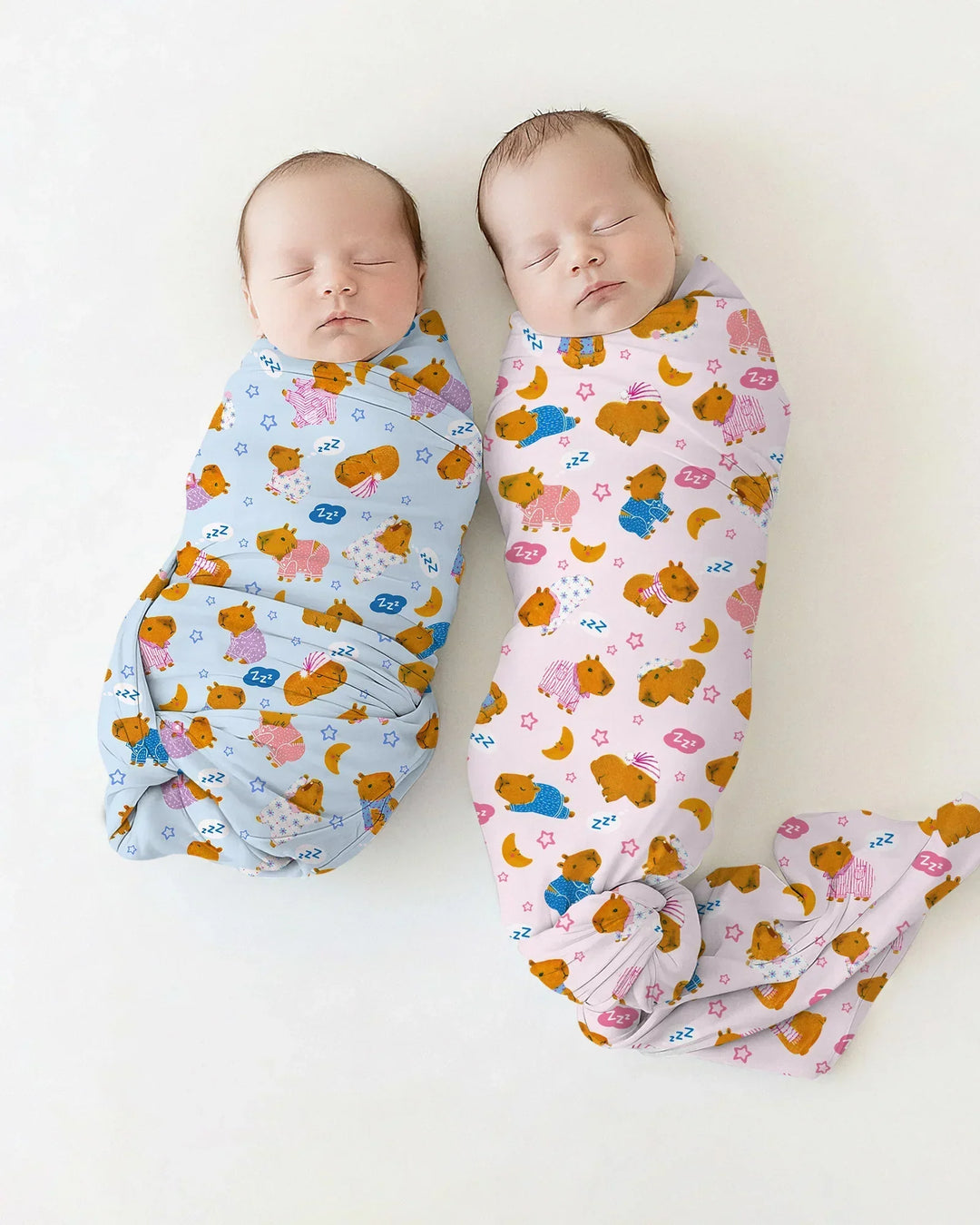 Capyjama Family Matching swaddle blanket