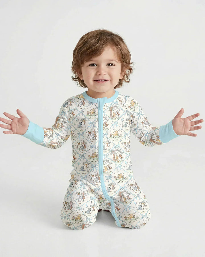 Spring Meadow Friends Bamboo Convertible Zippy
