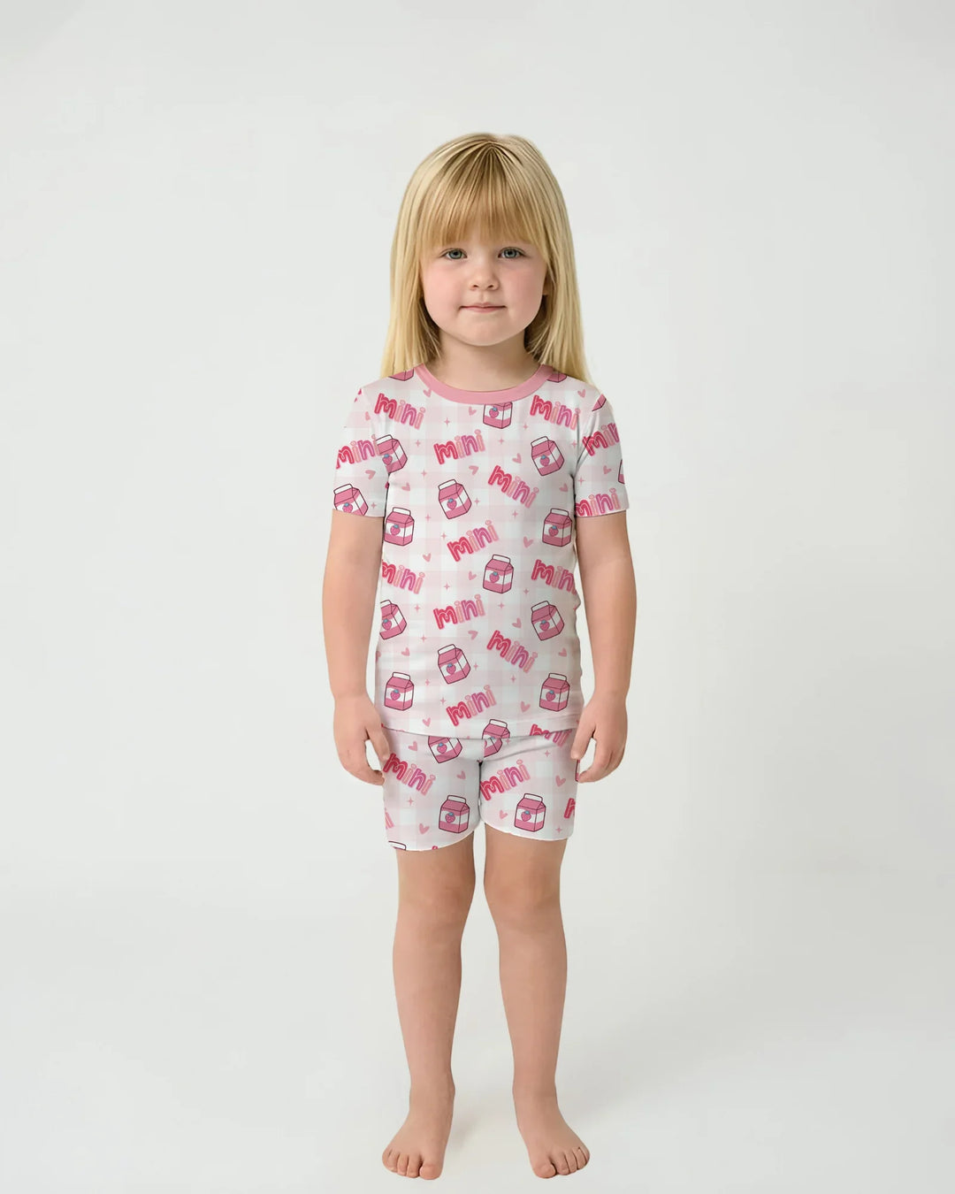Mama & Mini Mother's Day 2026 Bamboo Two Piece Short Sleeve Shorts Pajama Set