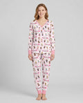 Heilige des Himmels Pyjama-Set aus Bambus für Damen mit Wunschnamen