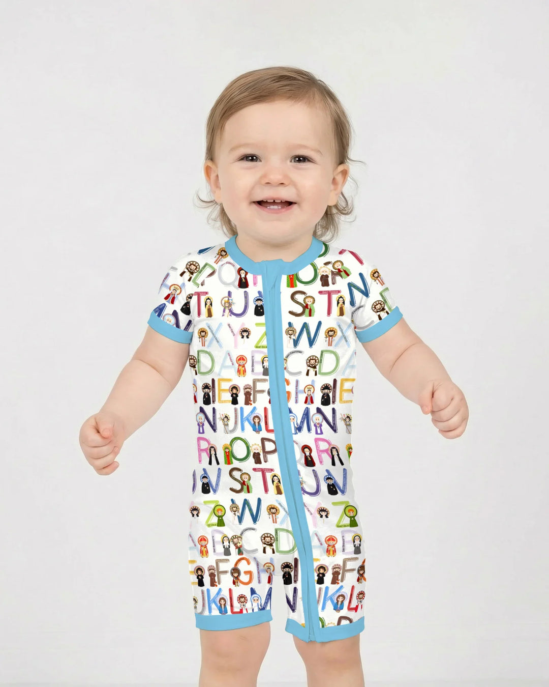 Saint ABCs Bamboo Shorty Zippy