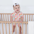 Pijama Shorty con Cremallera Sweet Hearts de Bambú