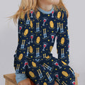 Shabbat Eve Bamboo Two Piece Long Sleeve Pajama Set