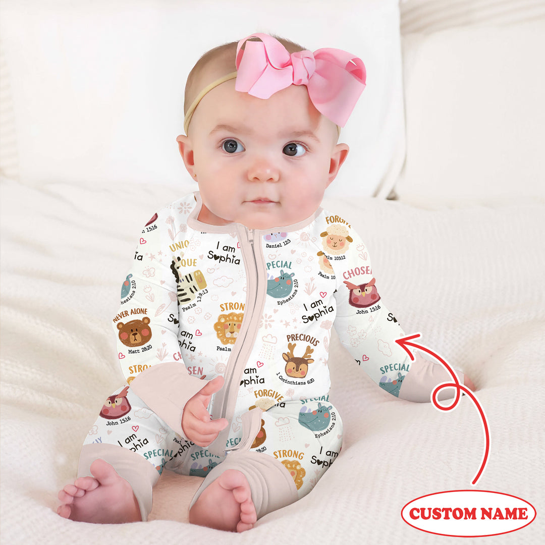 God’s Little Zoo Custom Name Convertible Zippy