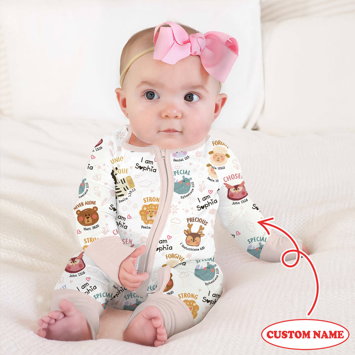 God’s Little Zoo Custom Name Convertible Zippy