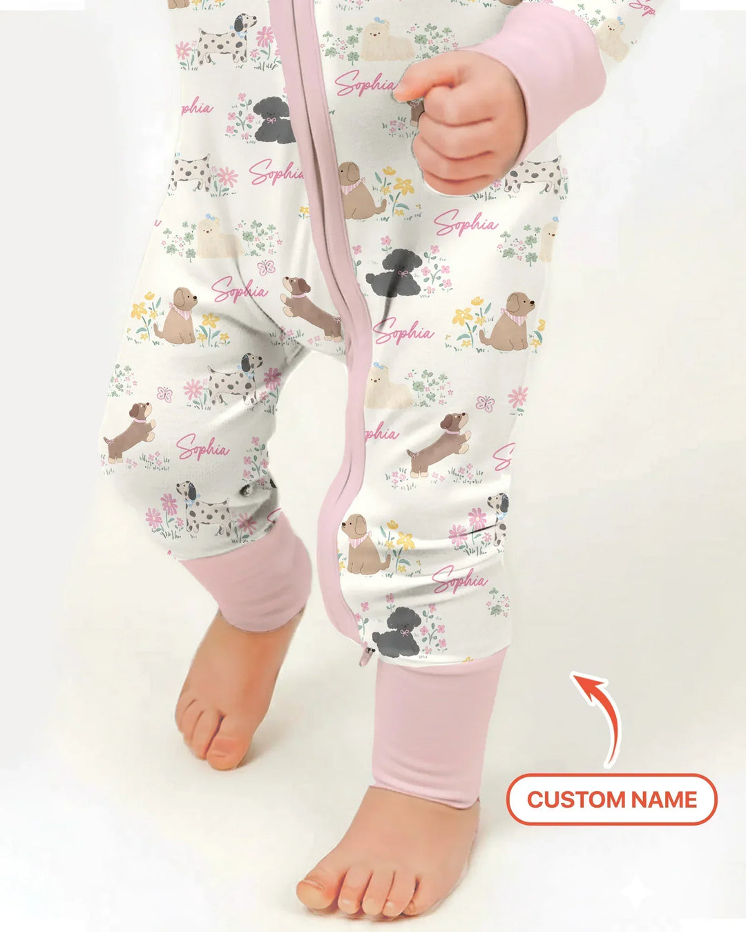 Gerippte Babykleidung mit individuellem Foto - Weich &amp; Skizzenhaft