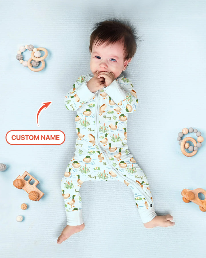 Personalized Mallard Duck Bamboo Convertible Zippy