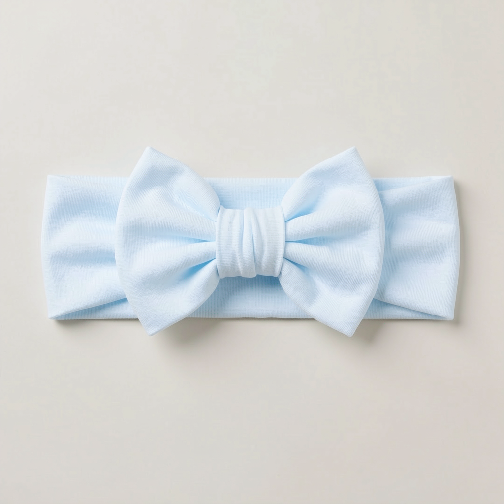 Solid Color Bamboo Luxe Bow Headband