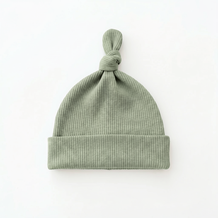 Ribbed Bamboo Knotted Hat
