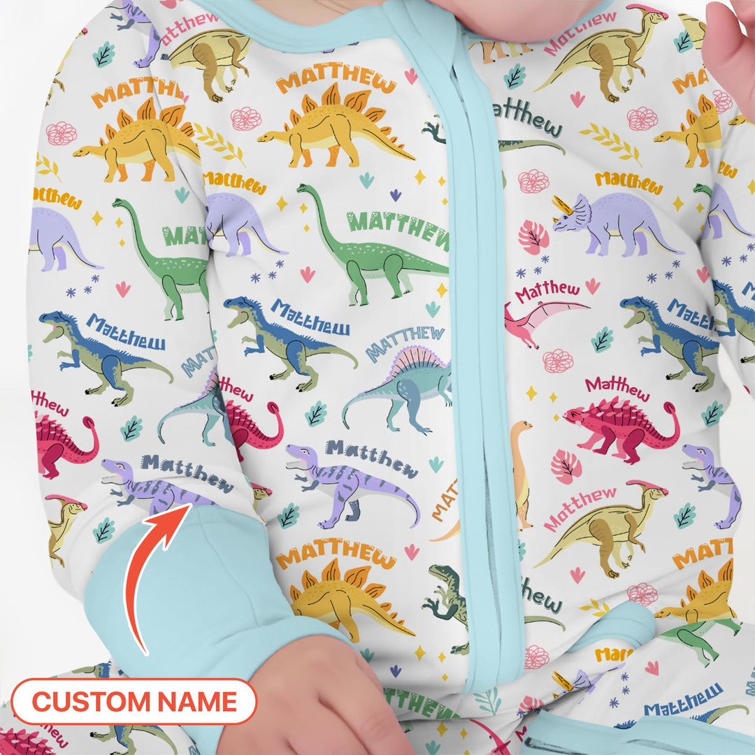 Dino Roar Custom Name Convertible Zippy