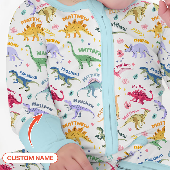 Dino Roar Custom Name Convertible Zippy